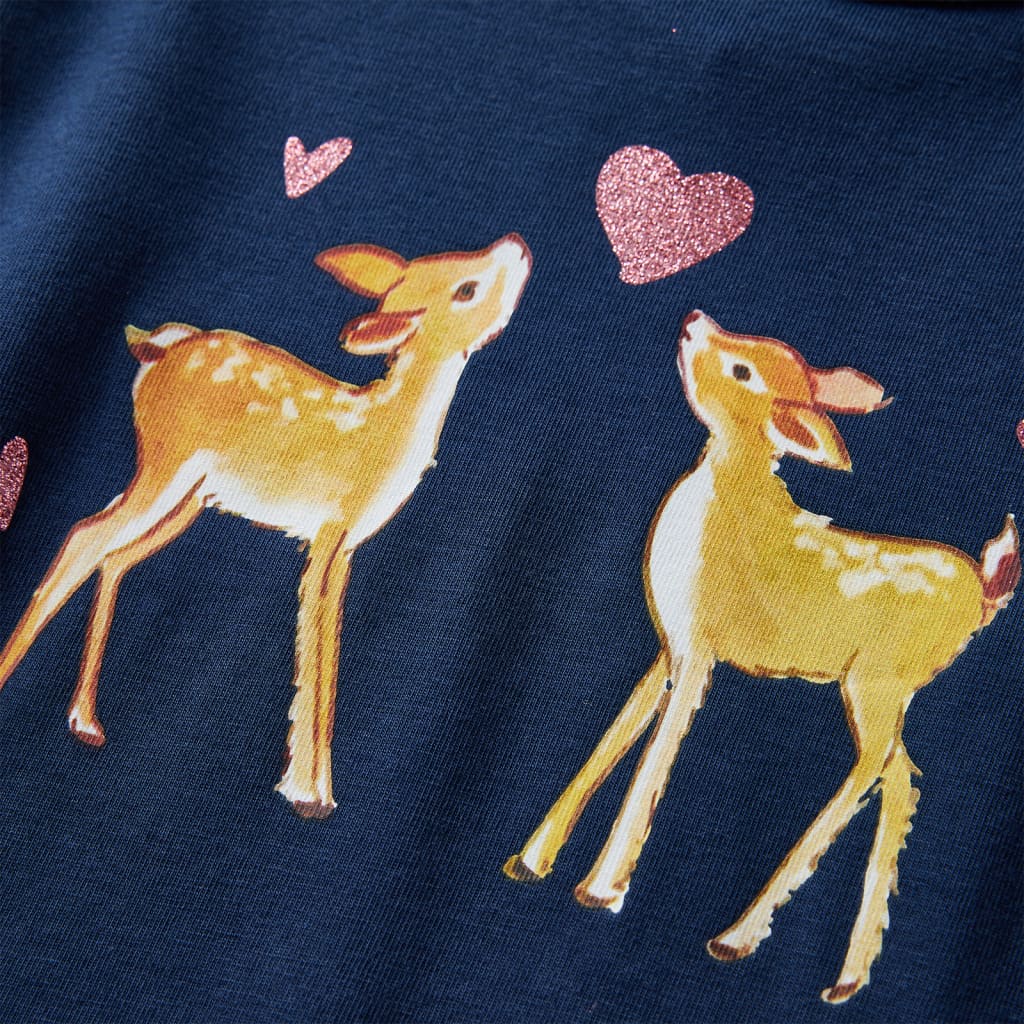 Μπλουζάκι Παιδικό Μακρυμάνικο Ναυτικό Μπλε 92