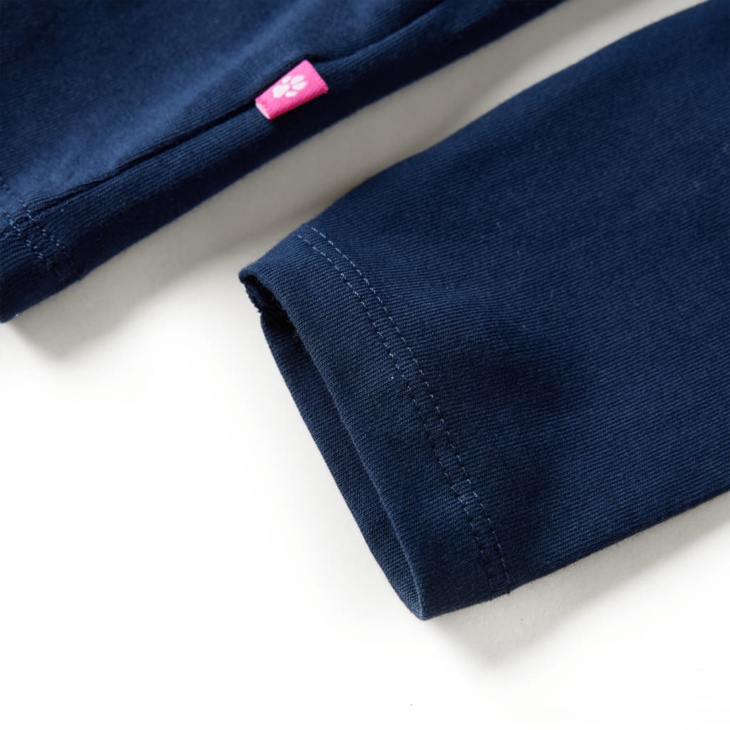 Μπλουζάκι Παιδικό Μακρυμάνικο Ναυτικό Μπλε 128