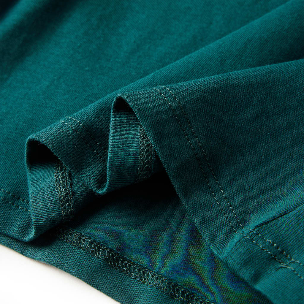 Μπλουζάκι Παιδικό Μακρυμάνικο Σκούρο Πράσινο 140