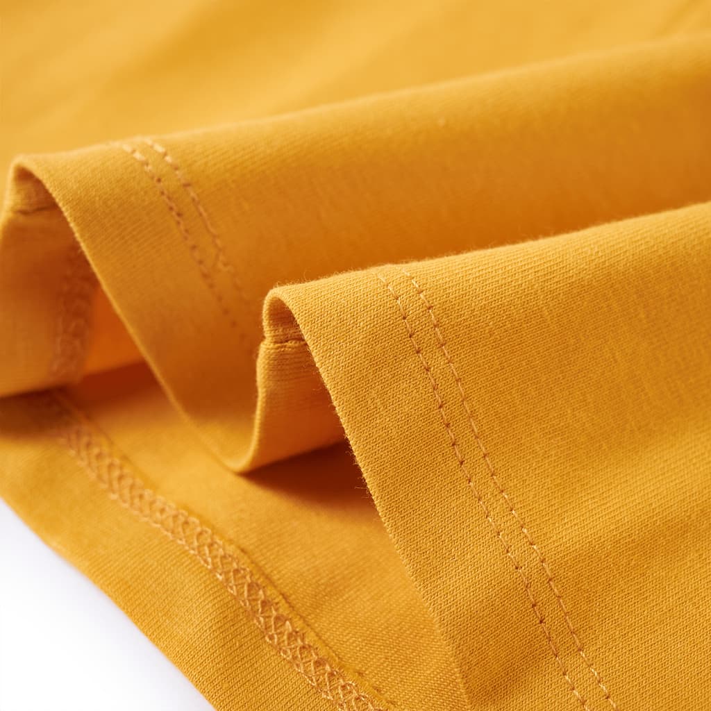 Μπλουζάκι Παιδικό Μακρυμάνικο Σκούρα Ώχρα 140