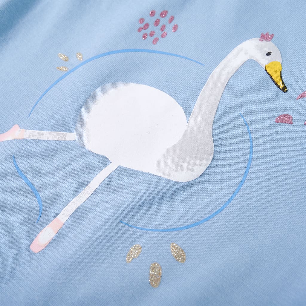 Μπλουζάκι Παιδικό Μακρυμάνικο Ανοιχτό Μπλε 104