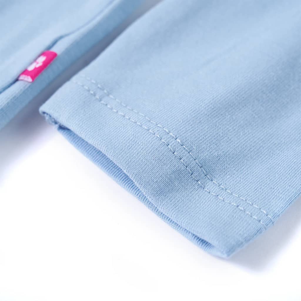 Μπλουζάκι Παιδικό Μακρυμάνικο Ανοιχτό Μπλε 116