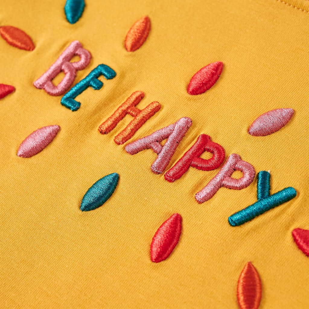 Μπλουζάκι Παιδικό Μακρυμάνικο Σκούρα Ώχρα 92