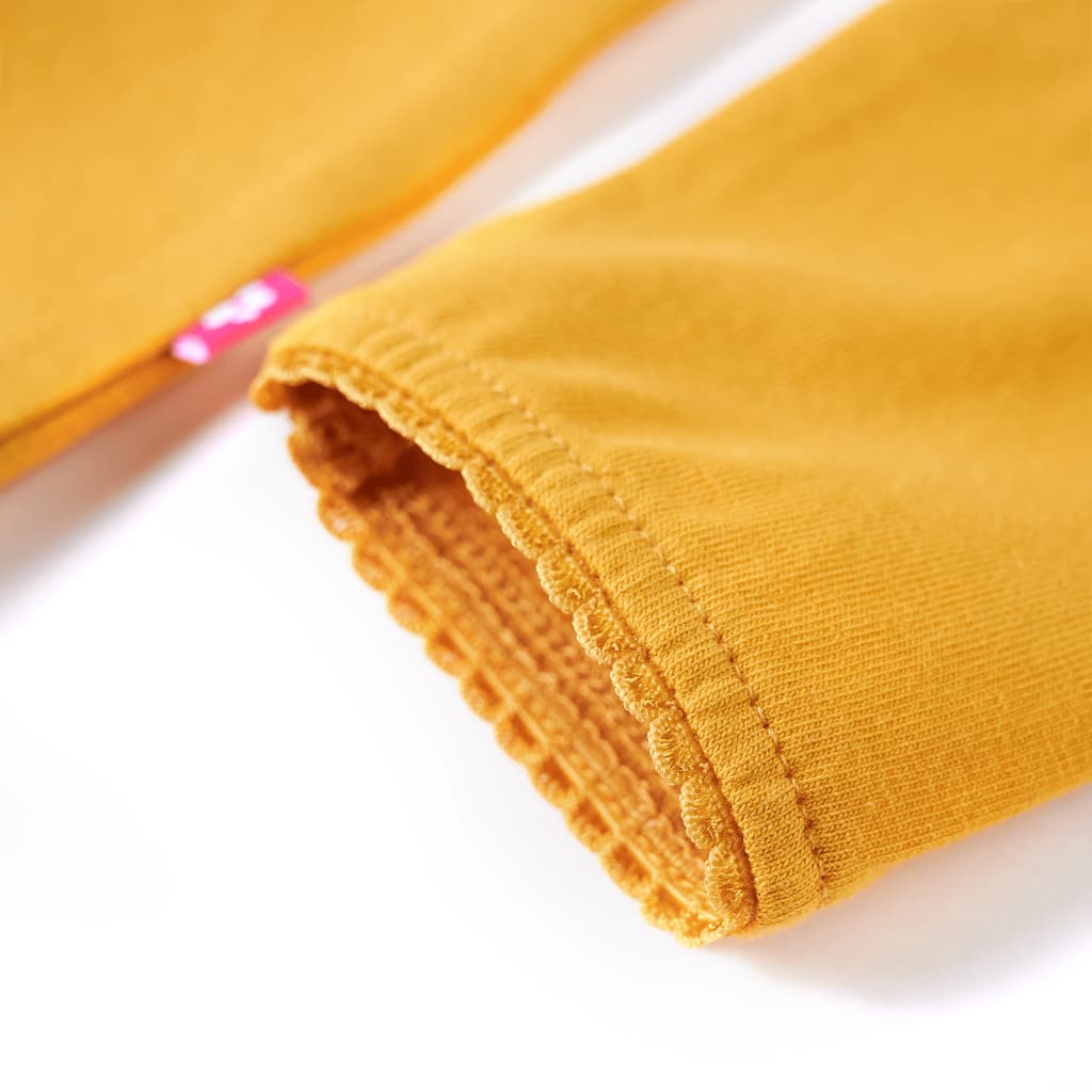 Μπλουζάκι Παιδικό Μακρυμάνικο Σκούρα Ώχρα 92