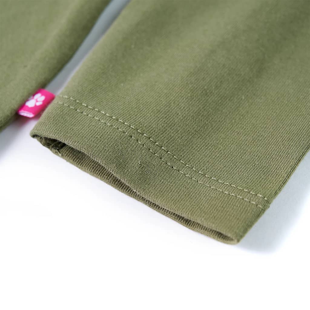 Μπλουζάκι Παιδικό Μακρυμάνικο Χακί 116