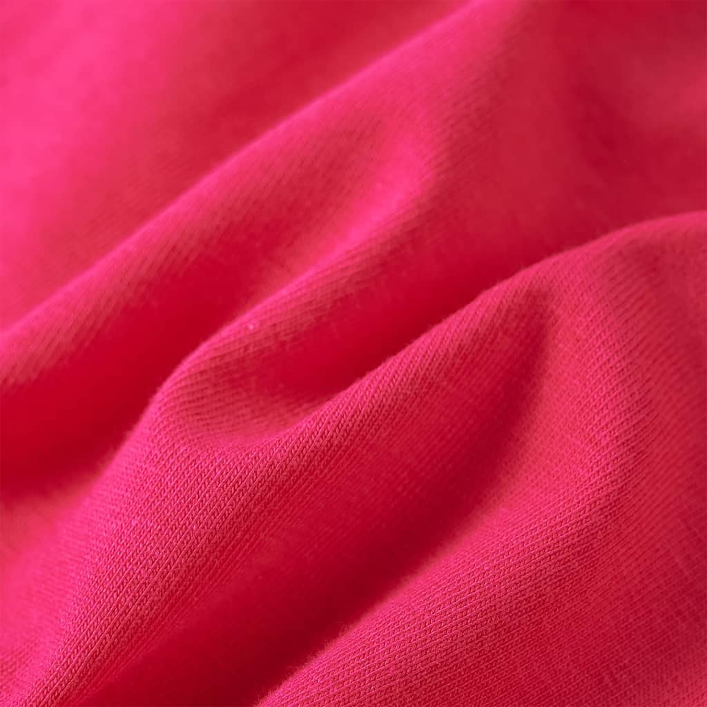 Μπλουζάκι Παιδικό Μακρυμάνικο Έντονο Ροζ 104