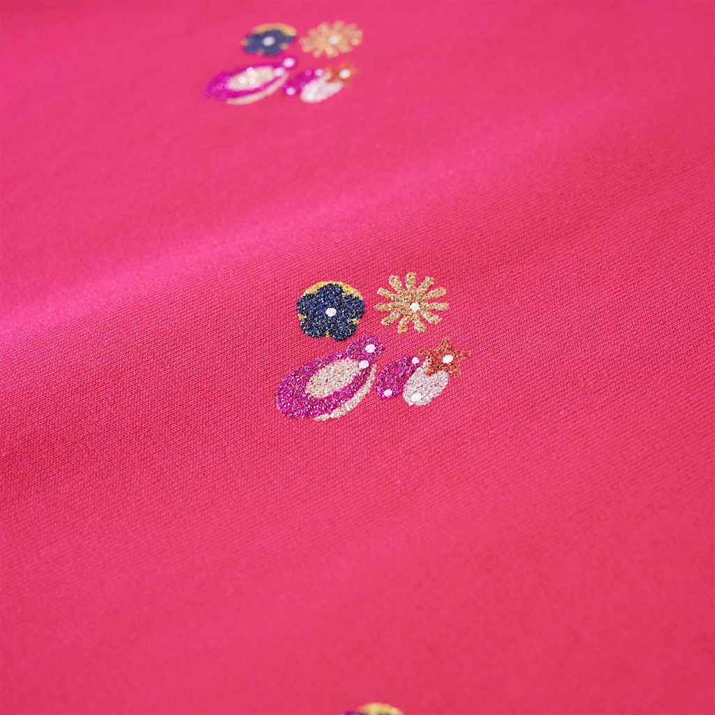 Φούτερ Παιδικό Έντονο Ροζ 92