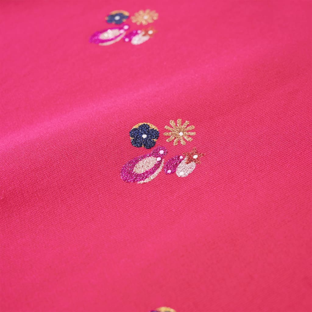 Φούτερ Παιδικό Έντονο Ροζ 116