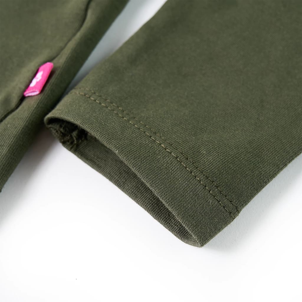 Μπλουζάκι Παιδικό Μακρυμάνικο Χακί 116