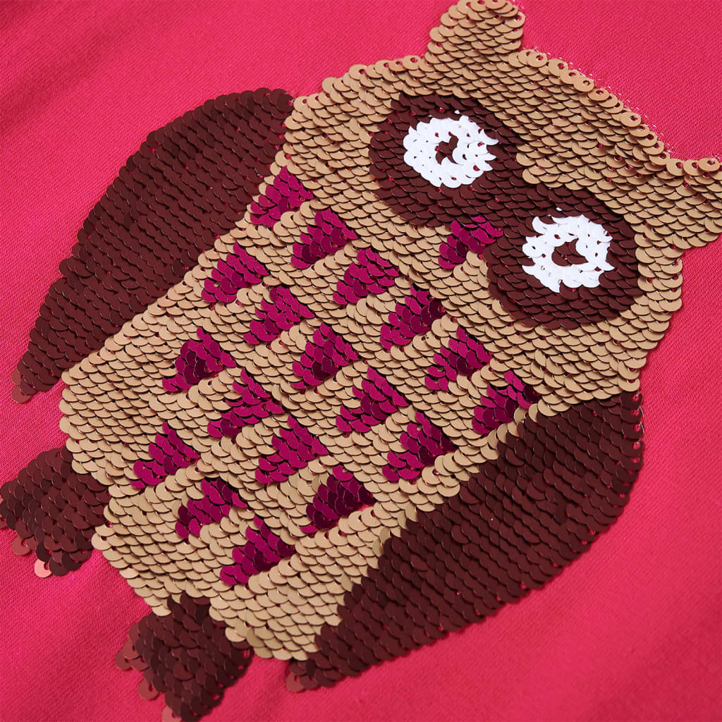 Μπλουζάκι Παιδικό Μακρυμάνικο Έντονο Ροζ 92