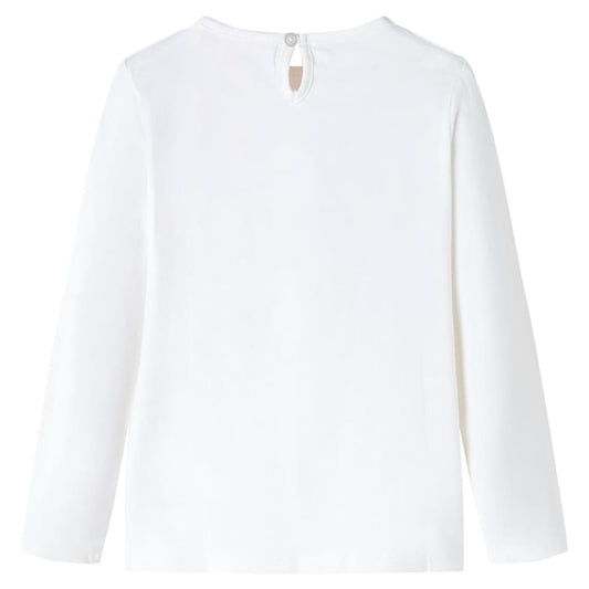 Μπλουζάκι Παιδικό Μακρυμάνικο Εκρού 116