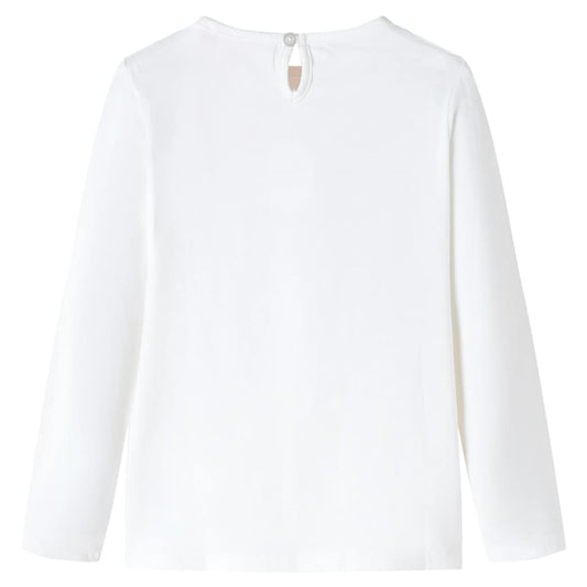 Μπλουζάκι Παιδικό Μακρυμάνικο Εκρού 140