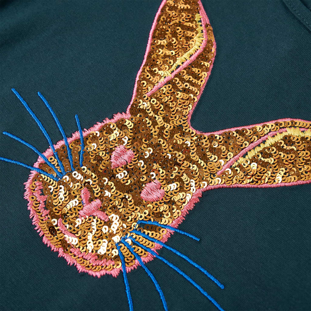 Μπλουζάκι Παιδικό Μακρυμάνικο Σκούρο Πράσινο 92