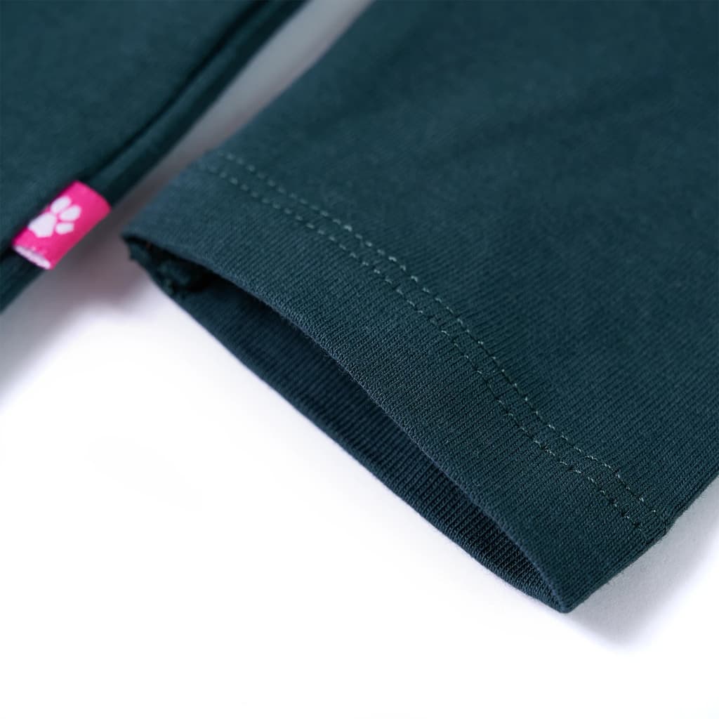 Μπλουζάκι Παιδικό Μακρυμάνικο Σκούρο Πράσινο 92