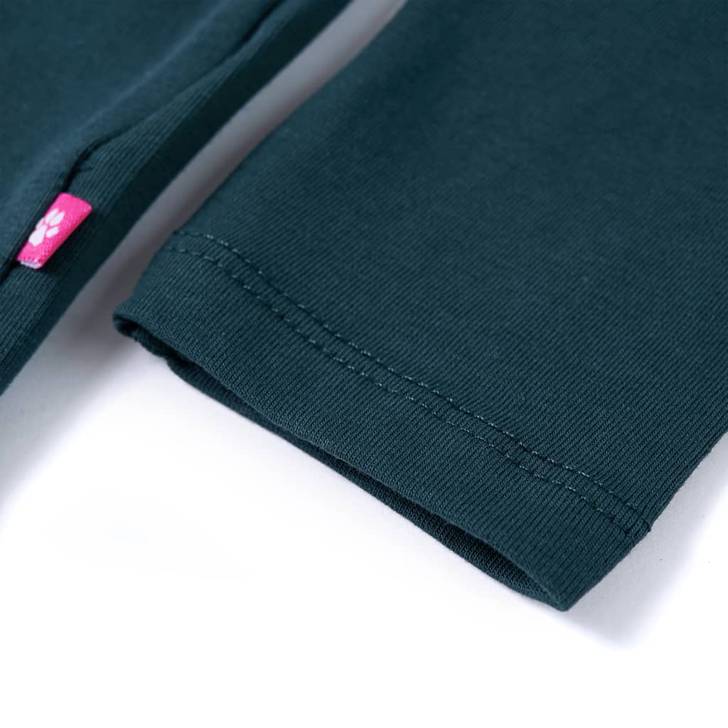 Μπλουζάκι Παιδικό Μακρυμάνικο Σκούρο Πράσινο 116