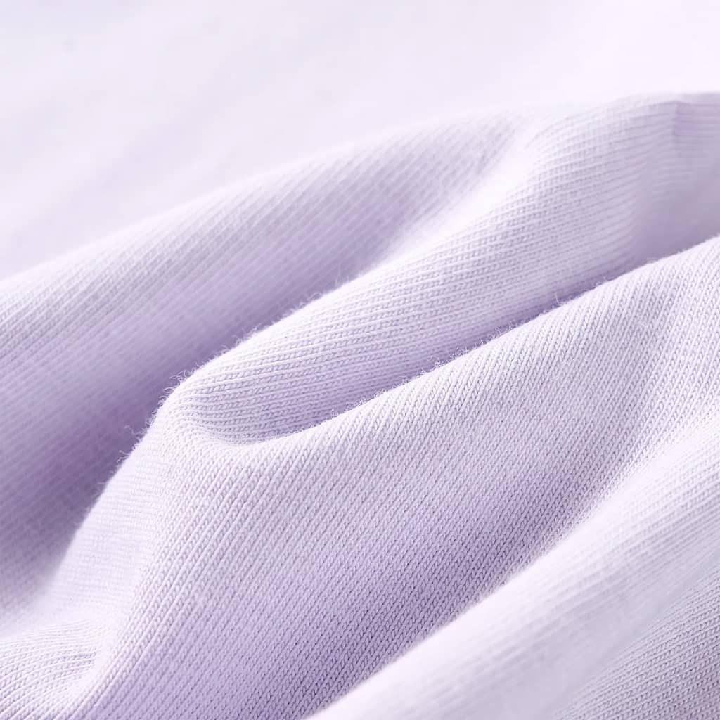 Μπλουζάκι Παιδικό Μακρυμάνικο Ανοιχτό Λιλά 104