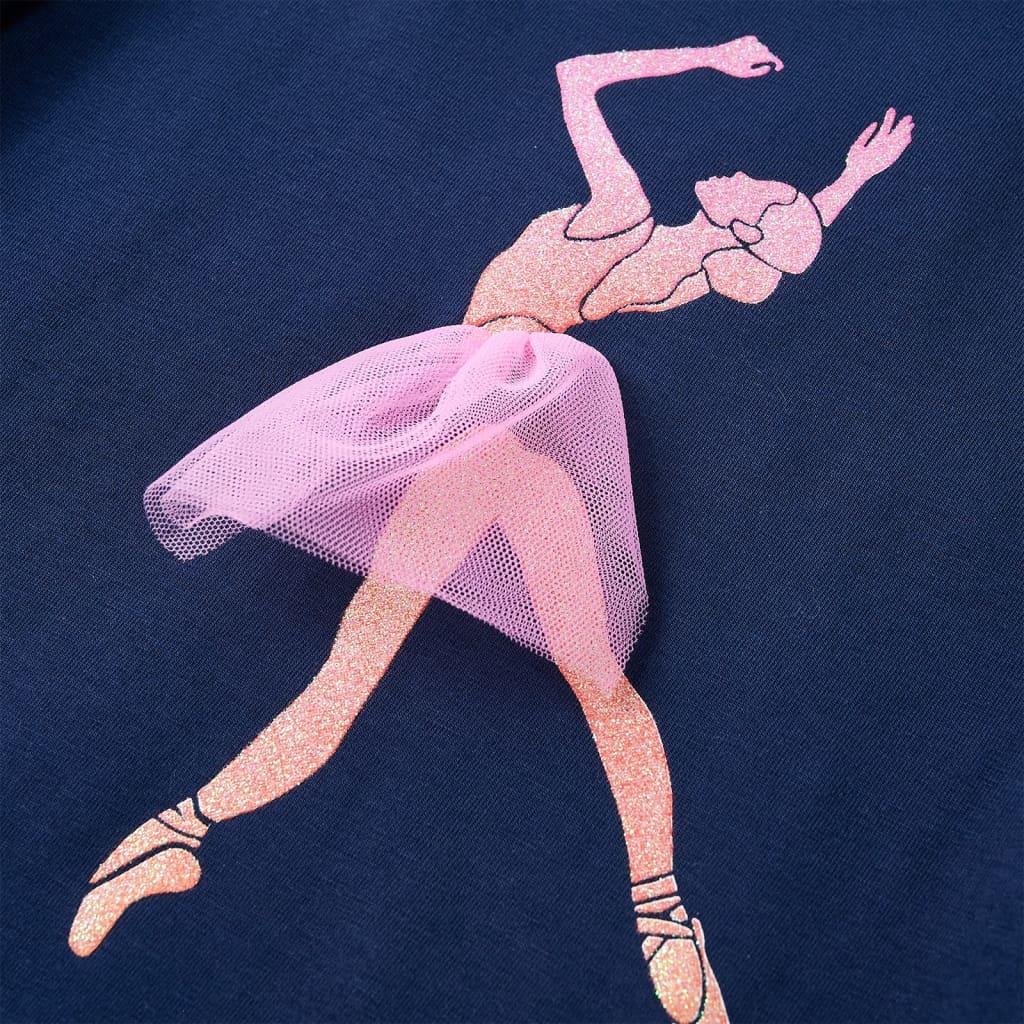 Μπλουζάκι Παιδικό Μακρυμάνικο Ναυτικό Μπλε 128