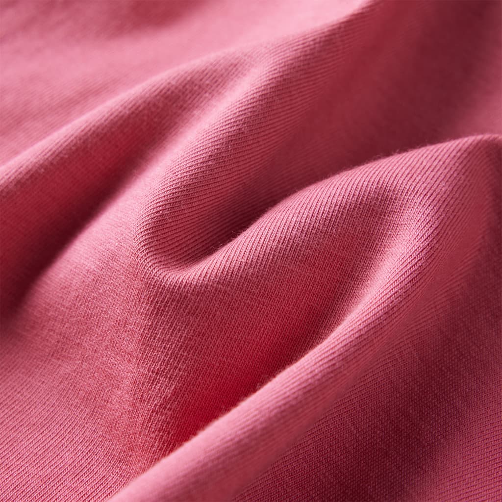 Μπλουζάκι Παιδικό Μακρυμάνικο Παλαιωμένο Ροζ 116