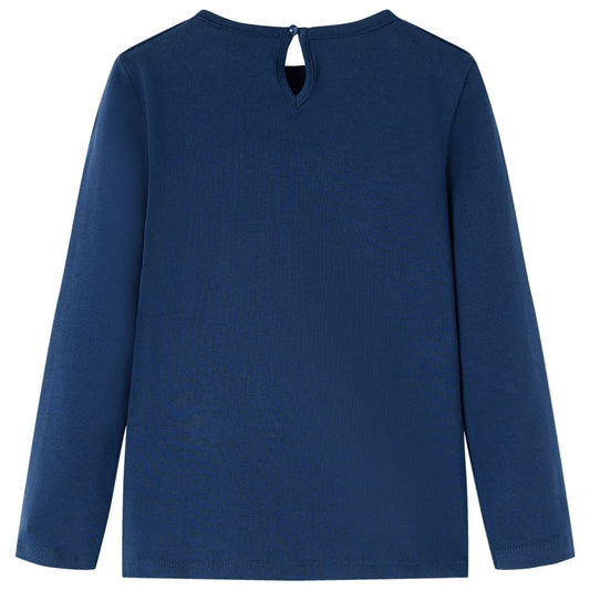 Μπλουζάκι Παιδικό Μακρυμάνικο Σκούρο Μπλε 92