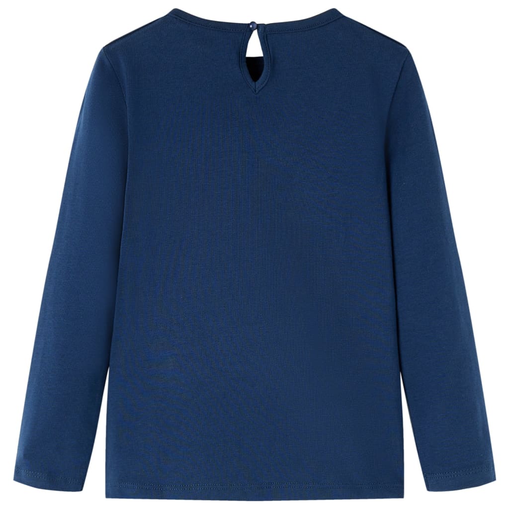 Μπλουζάκι Παιδικό Μακρυμάνικο Ναυτικό Μπλε 104