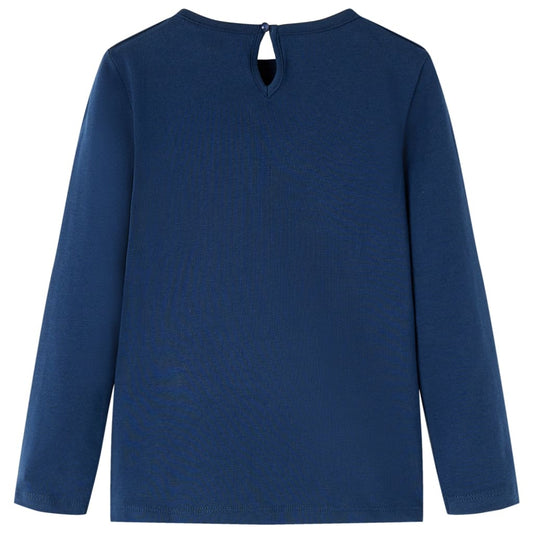 Μπλουζάκι Παιδικό Μακρυμάνικο Ναυτικό Μπλε 104