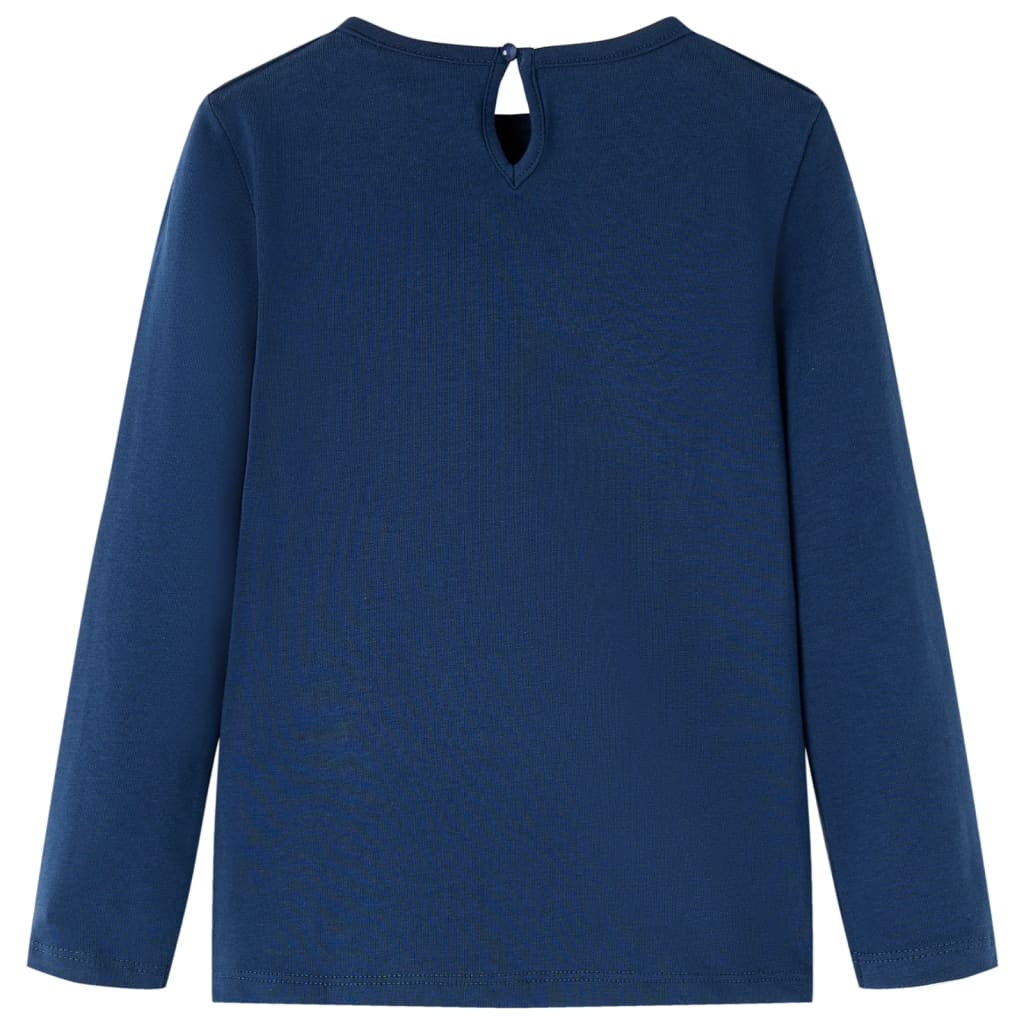 Μπλουζάκι Παιδικό Μακρυμάνικο Ναυτικό Μπλε 128