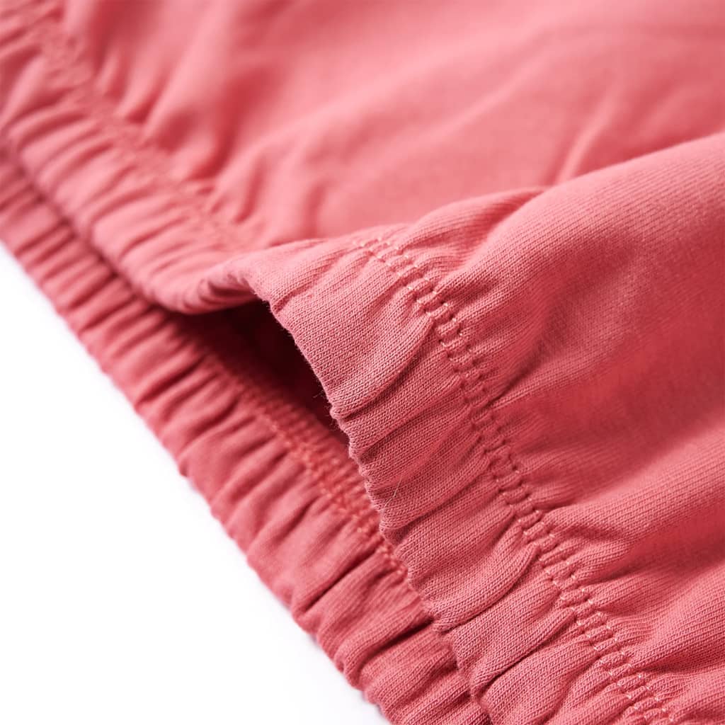 Φούτερ Παιδικό με Κουκούλα Παλαιωμένο Ροζ 92