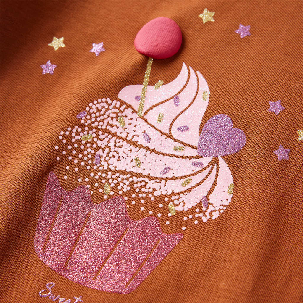 Μπλουζάκι Παιδικό Μακρυμάνικο Κονιάκ 92