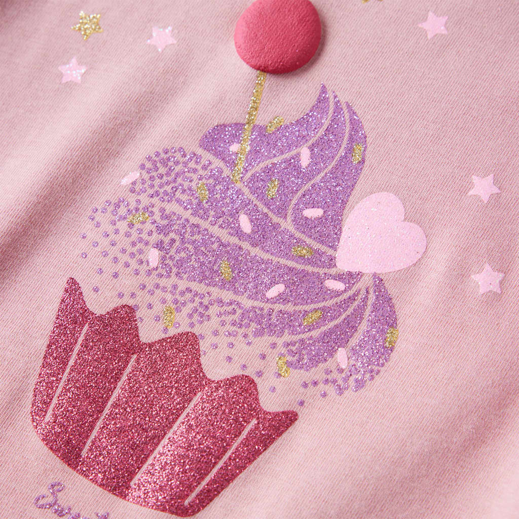 Μπλουζάκι Παιδικό Μακρυμάνικο Ανοιχτό Ροζ 92