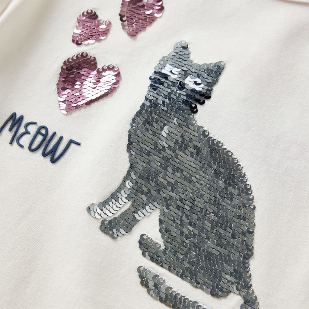 Μπλουζάκι Παιδικό Μακρυμάνικο Εκρού 104