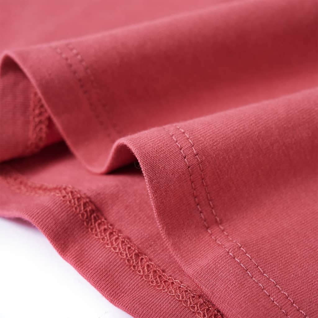 Μπλουζάκι Παιδικό Μακρυμάνικο Παλαιωμένο Ροζ 116