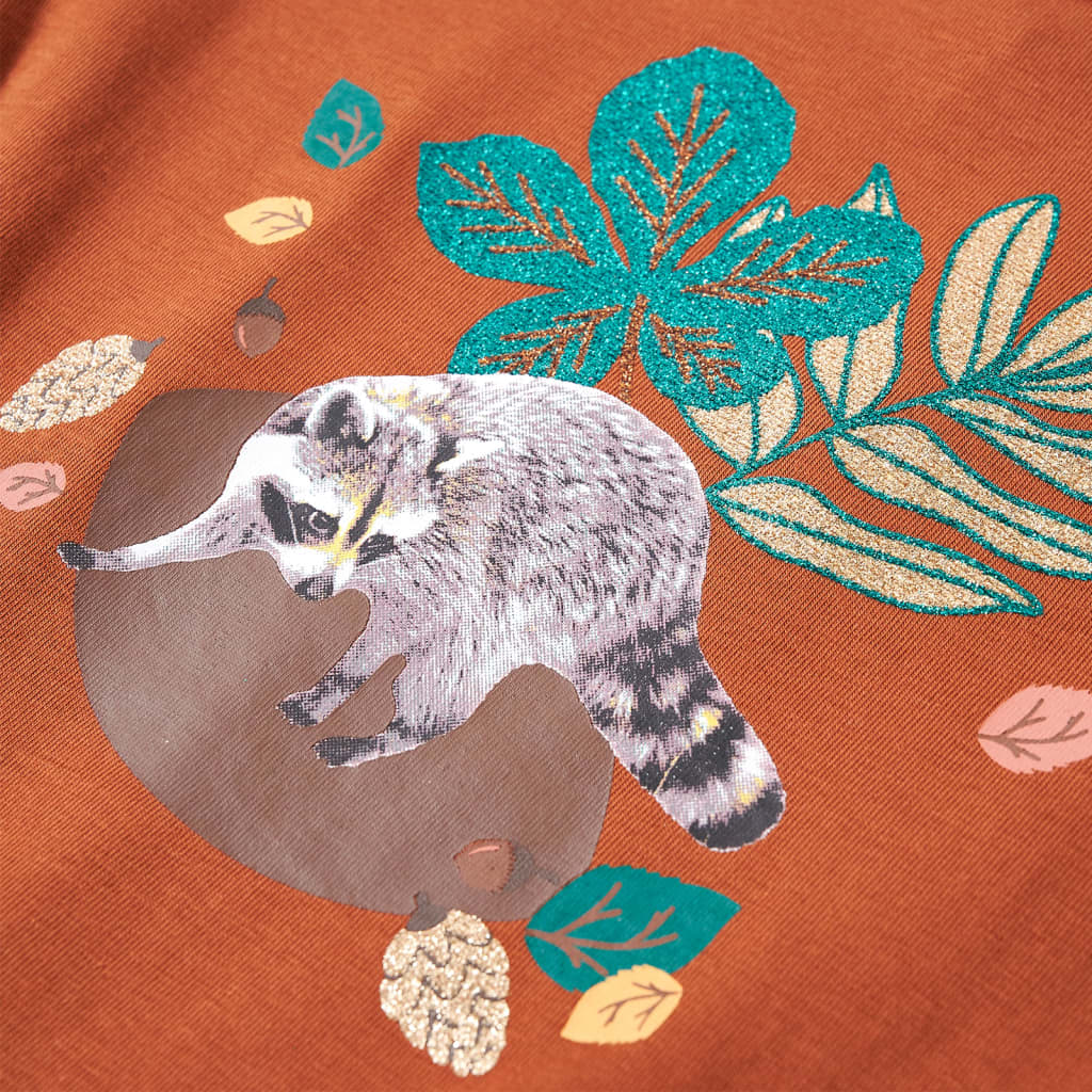 Μπλουζάκι Παιδικό Μακρυμάνικο Κονιάκ 128