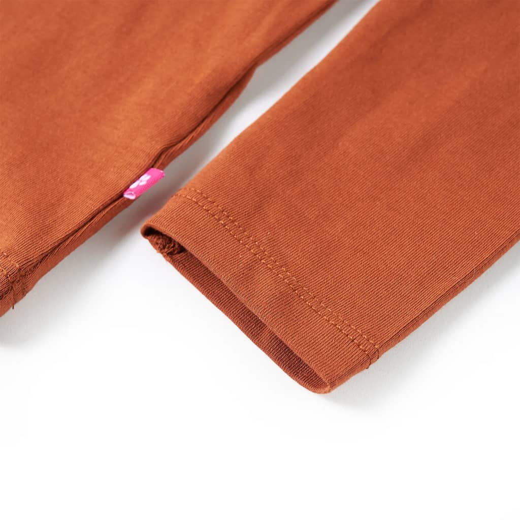 Μπλουζάκι Παιδικό Μακρυμάνικο Κονιάκ 128