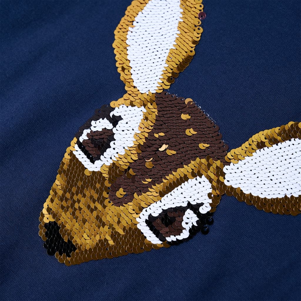 Μπλουζάκι Παιδικό Μακρυμάνικο Ναυτικό Μπλε 104