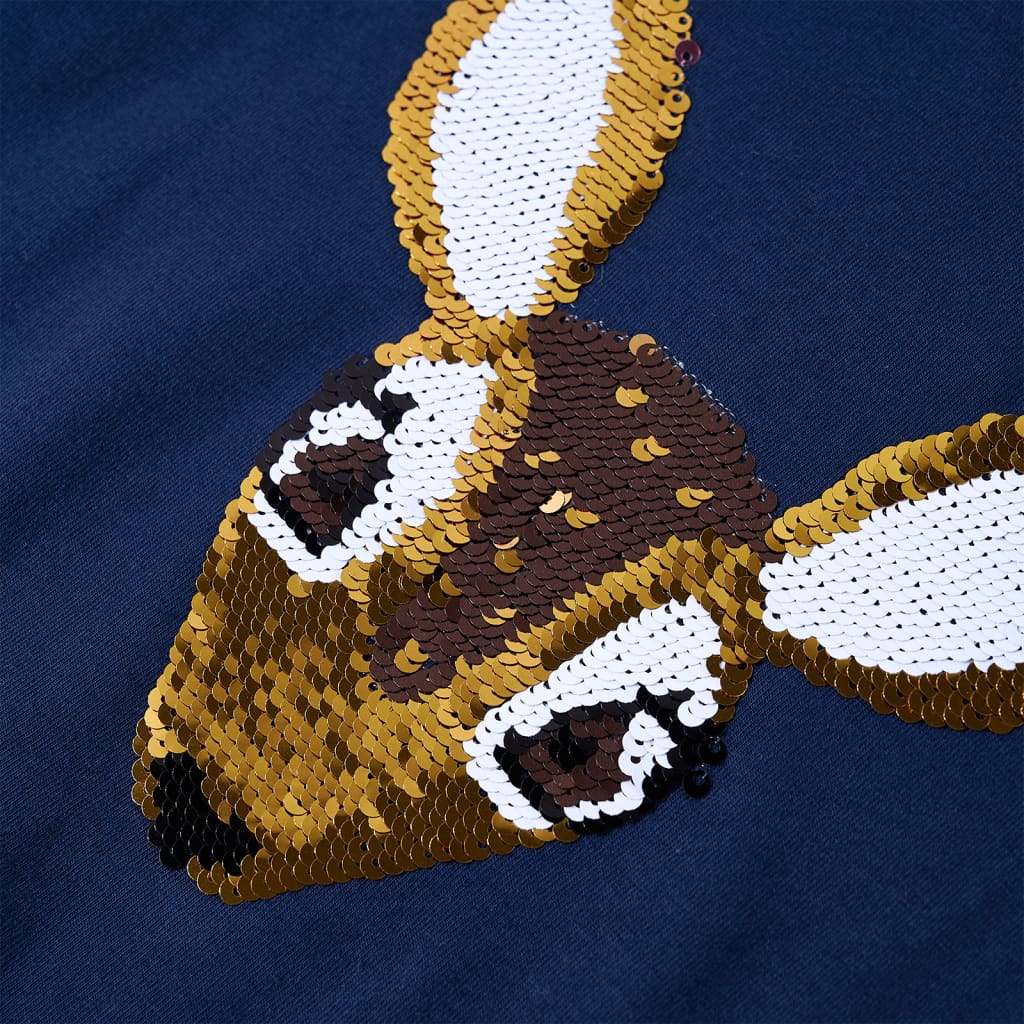 Μπλουζάκι Παιδικό Μακρυμάνικο Ναυτικό Μπλε 116