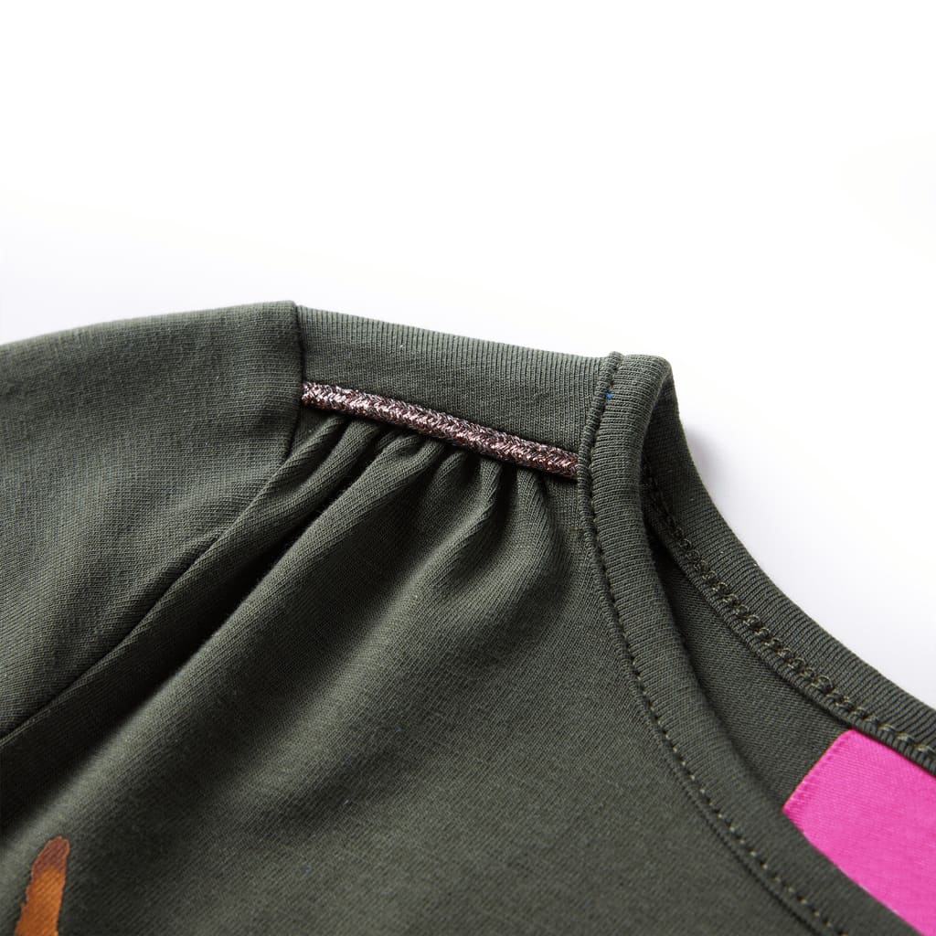 Μπλουζάκι Παιδικό Μακρυμάνικο Χακί 104