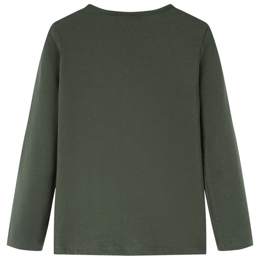 Μπλουζάκι Παιδικό Μακρυμάνικο Χακί 116