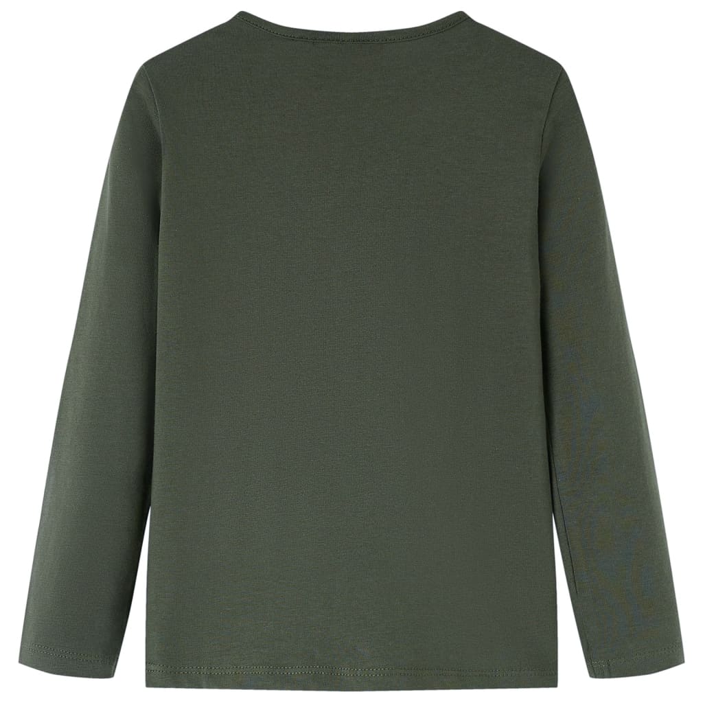 Μπλουζάκι Παιδικό Μακρυμάνικο Χακί 128