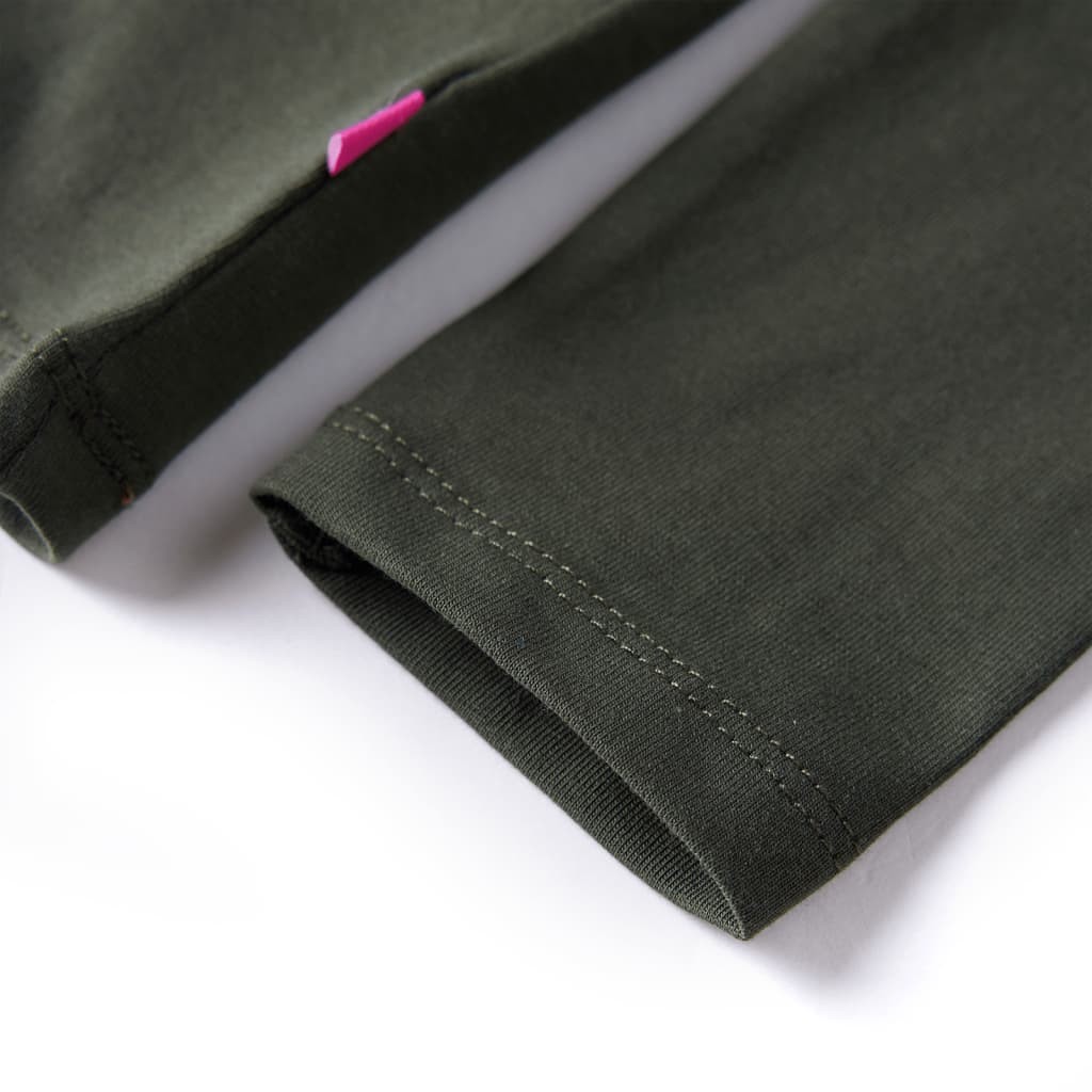 Μπλουζάκι Παιδικό Μακρυμάνικο Χακί 128