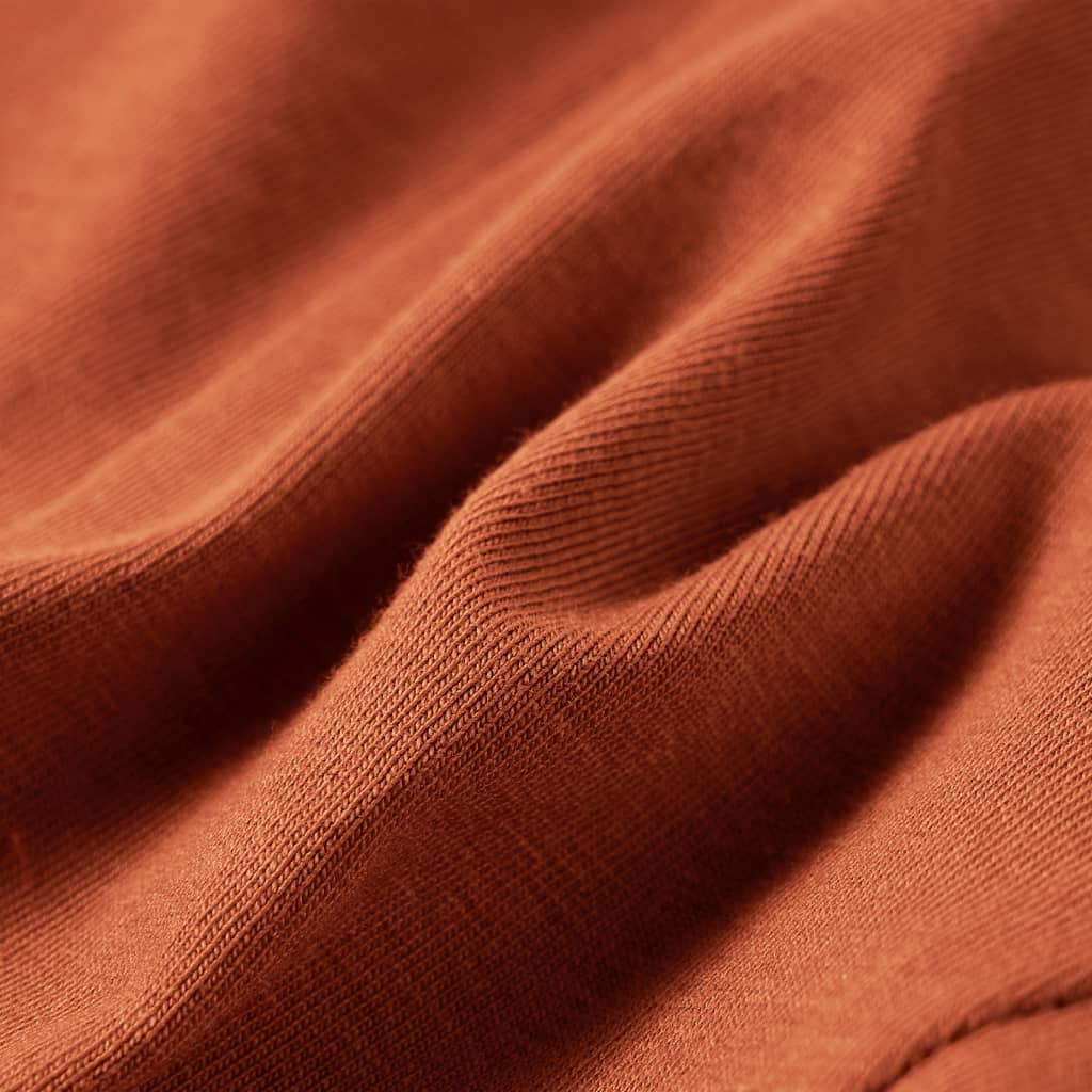 Μπλουζάκι Παιδικό Μακρυμάνικο Κονιάκ 116