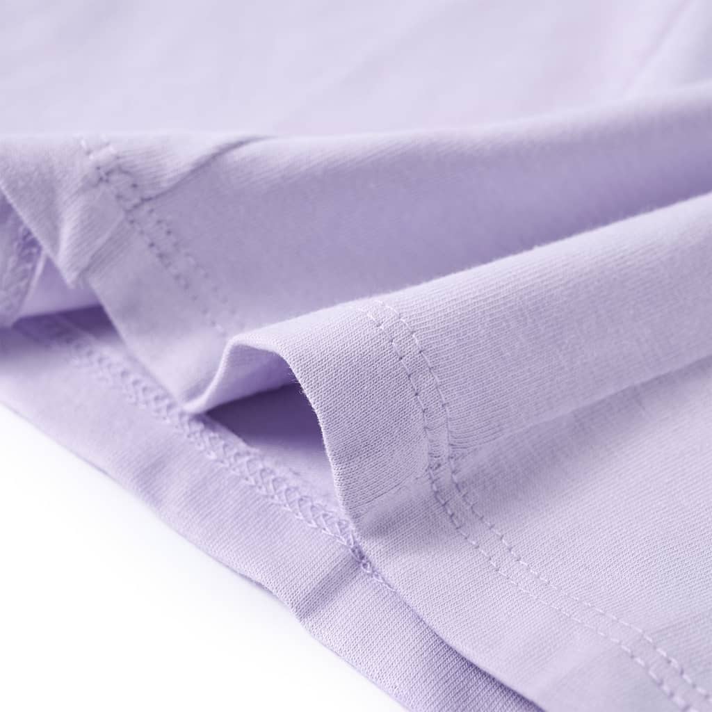 Μπλουζάκι Παιδικό Μακρυμάνικο Ανοιχτό Λιλά 92