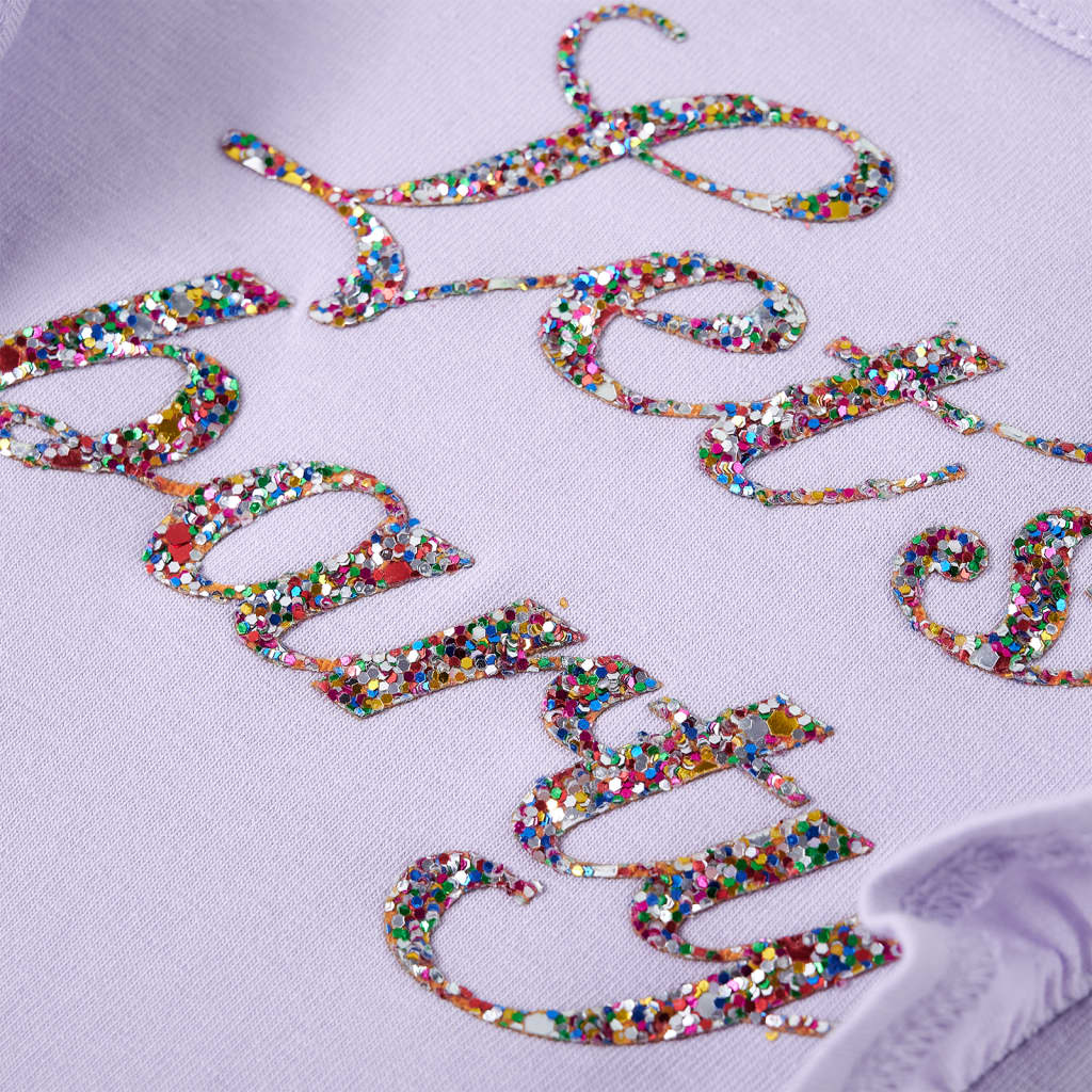 Μπλουζάκι Παιδικό Μακρυμάνικο Ανοιχτό Λιλά 128