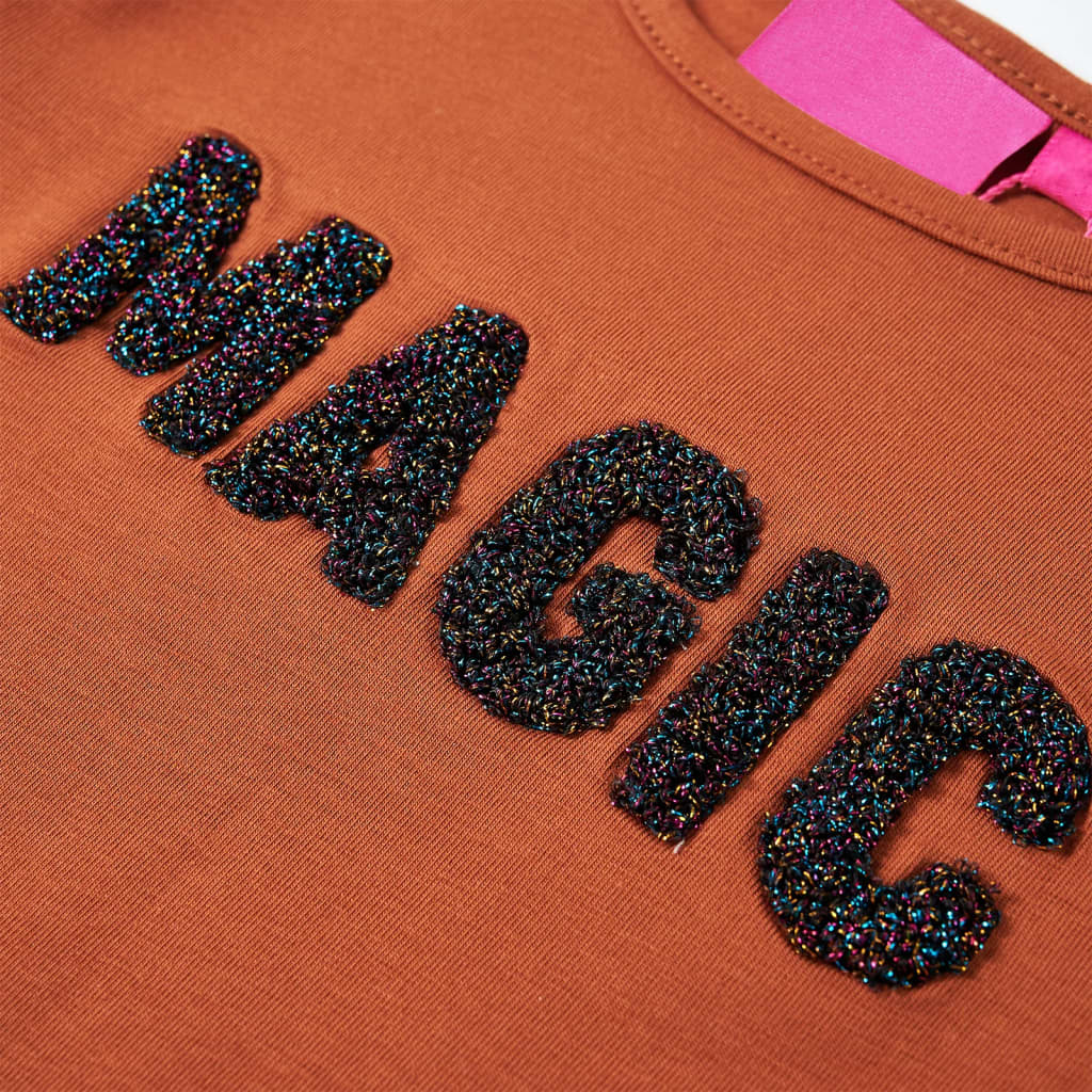 Μπλουζάκι Παιδικό Μακρυμάνικο Κονιάκ 128