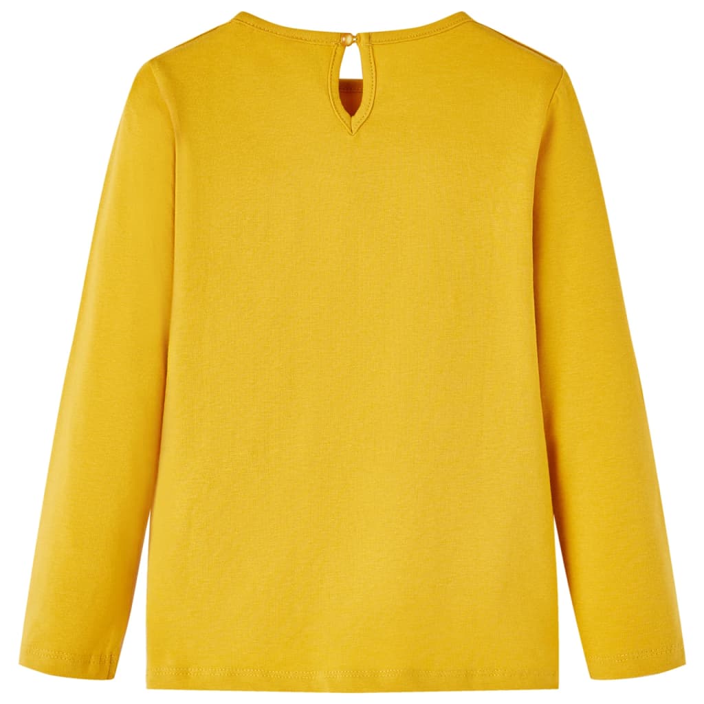 Μπλουζάκι Παιδικό Μακρυμάνικο Ώχρα 128