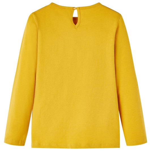 Μπλουζάκι Παιδικό Μακρυμάνικο Ώχρα 128