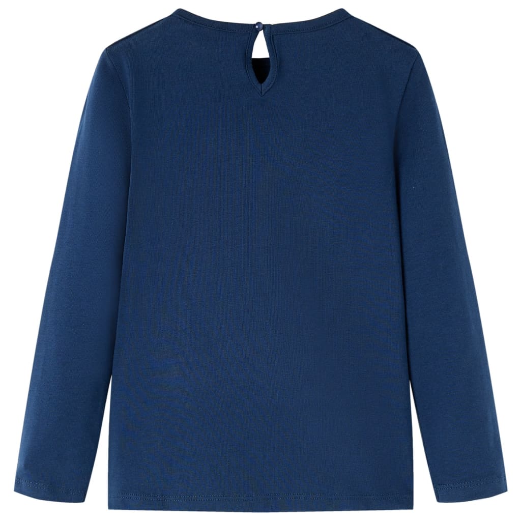 Μπλουζάκι Παιδικό Μακρυμάνικο Ναυτικό Μπλε 104