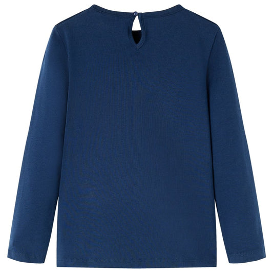 Μπλουζάκι Παιδικό Μακρυμάνικο Ναυτικό Μπλε 104