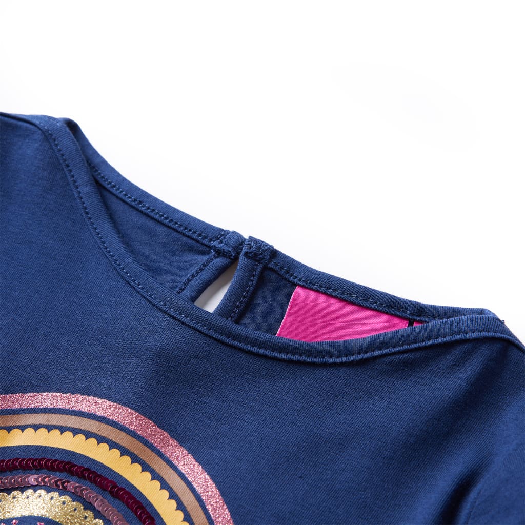 Μπλουζάκι Παιδικό Μακρυμάνικο Ναυτικό Μπλε 104