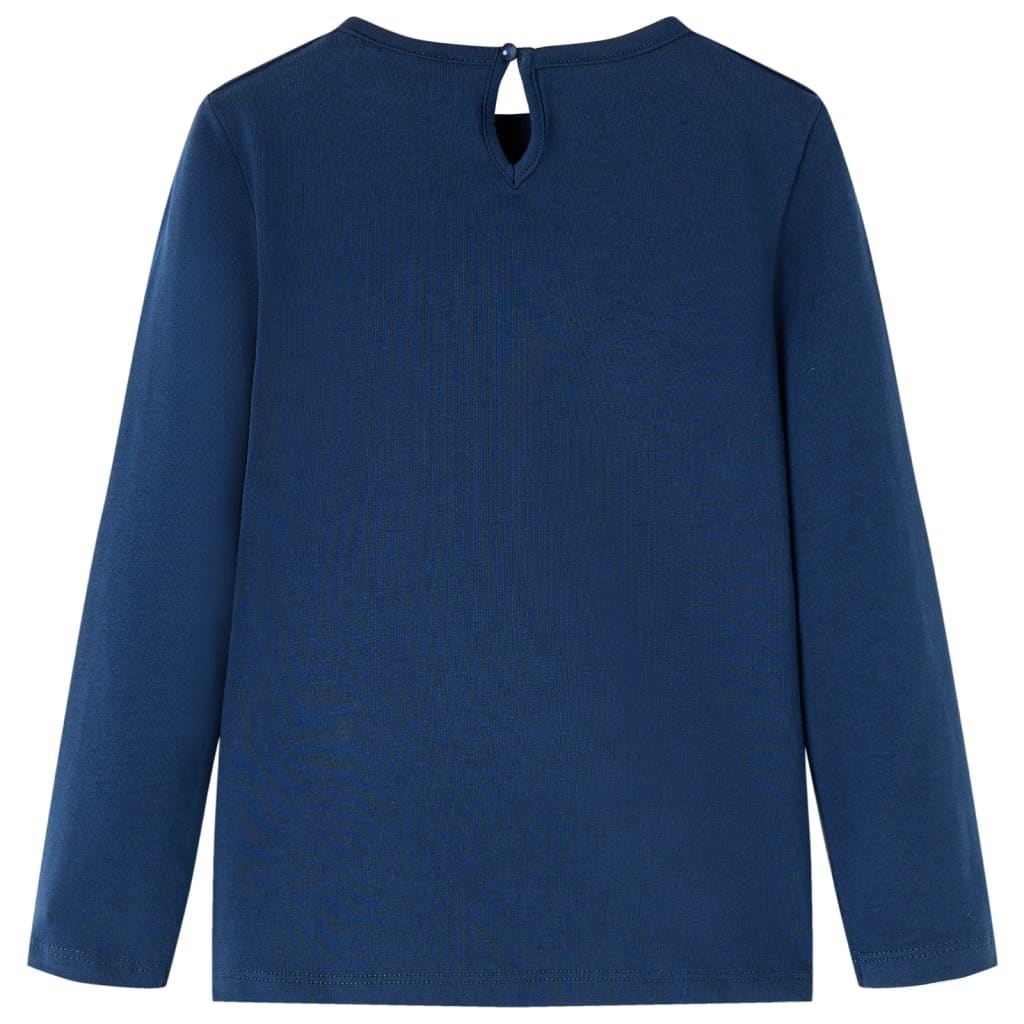 Μπλουζάκι Παιδικό Μακρυμάνικο Ναυτικό Μπλε 128