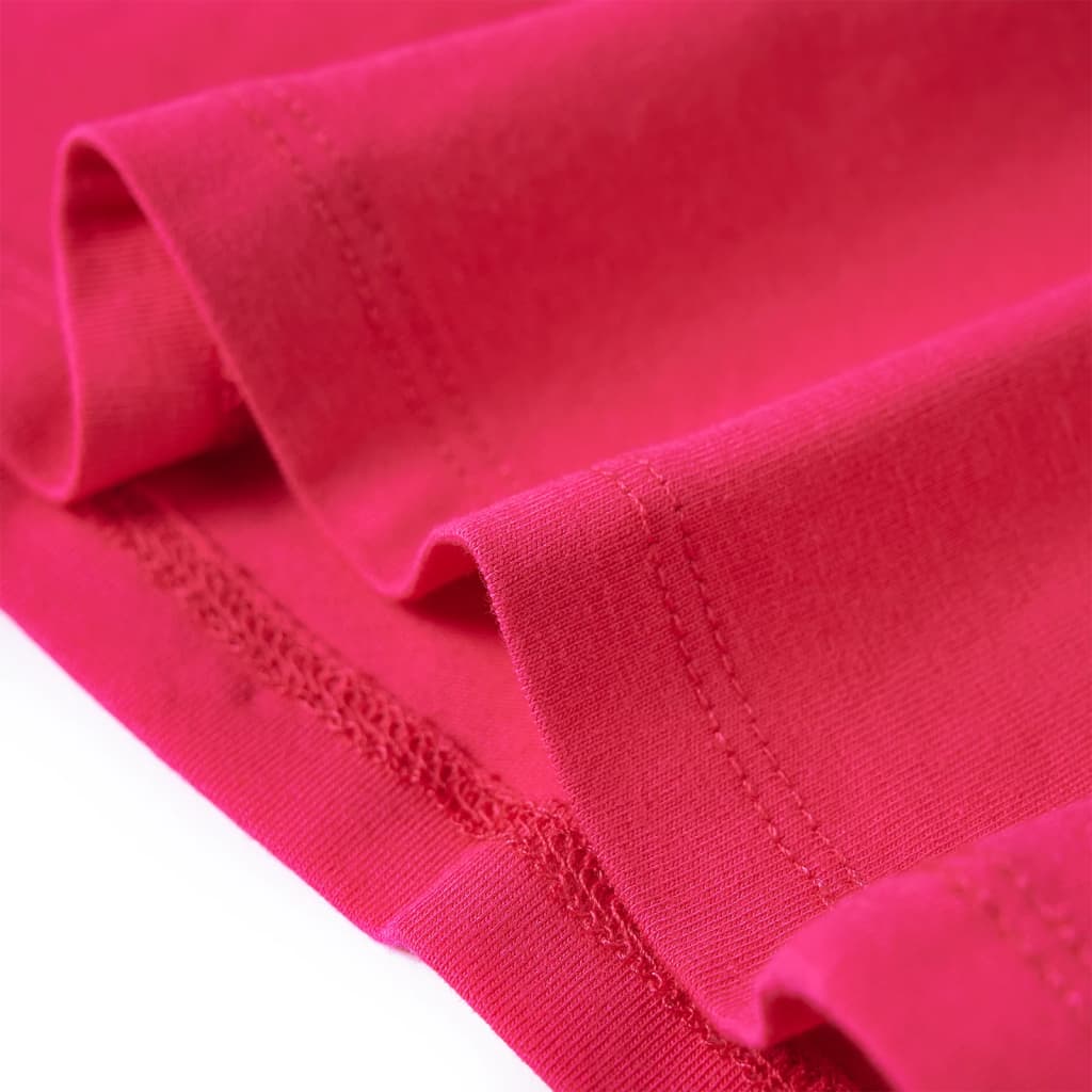 Μπλουζάκι Παιδικό Μακρυμάνικο Έντονο Ροζ 92